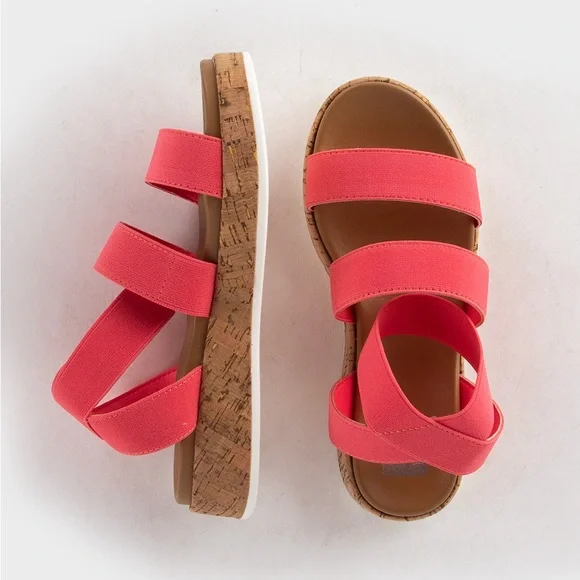 NWOT DV by DOLCE VITA Slink Girls Elastic Wedge Sandals