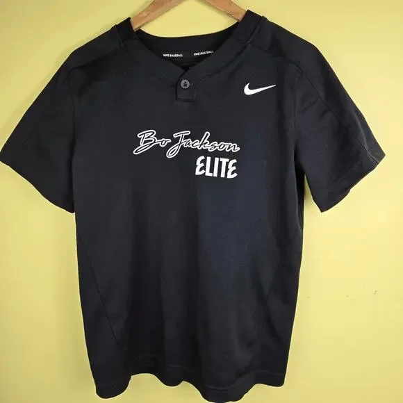 Nike Bo Jackson Jersey Baseball Youth XL Black