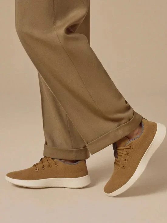 Allbirds Men's Runner NZ Corduroy - Color: Dark Tan - Size: 10
