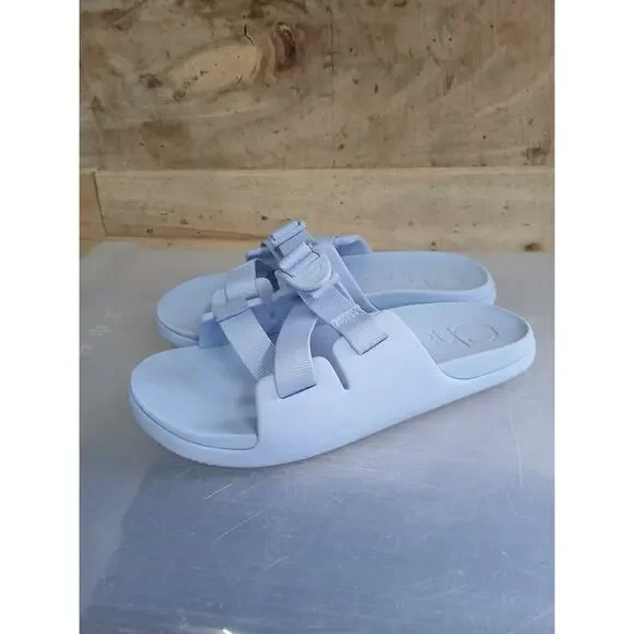 Chaco Chillos Slide Sandal periwinkle youth 5