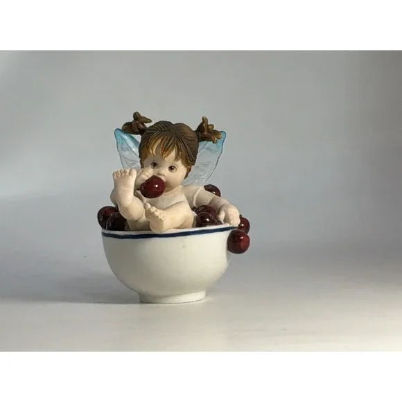 Little Cherry Faerie Kitchen Faerie Small CHIP ON WING