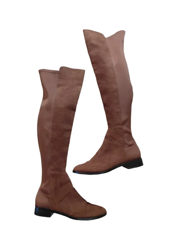 J. Crew Tall Brown Suede Over-the-Knee Boots Size 8.5