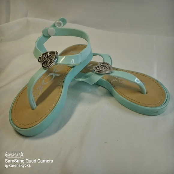 𝅺bebe Tourquouse Sandals Kids Size 9/10
