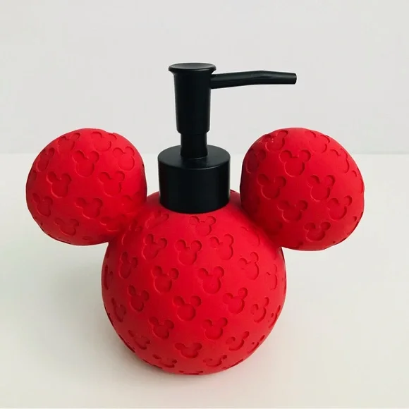 Disney Mickey Mouse Red Soap Dispenser