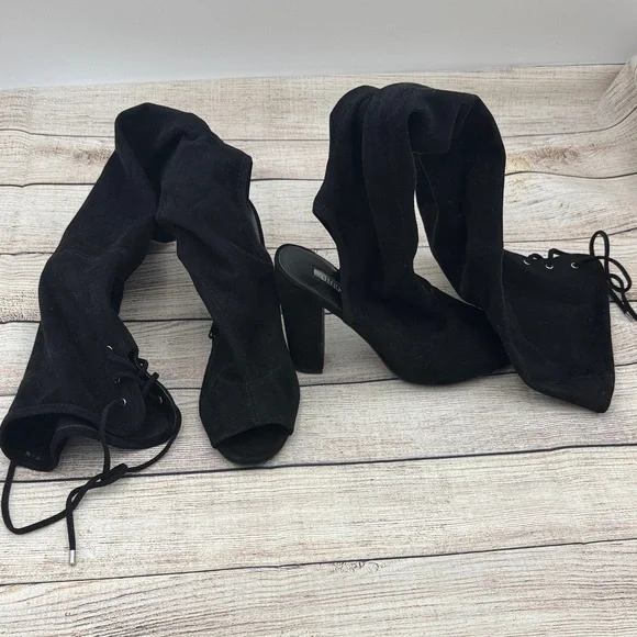 Guess Black Over-the-Knee Boots