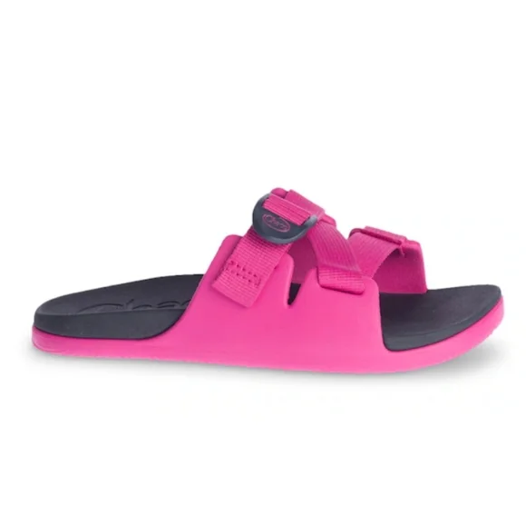 NIB Chaco Chillos Slide Sandal In Magenta Kids Size 5