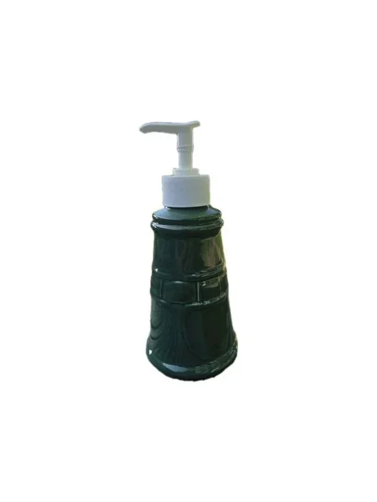 Longaberger Woven Traditions Pottery IVY GREEN Soap/Lotion Dispenser with Pump