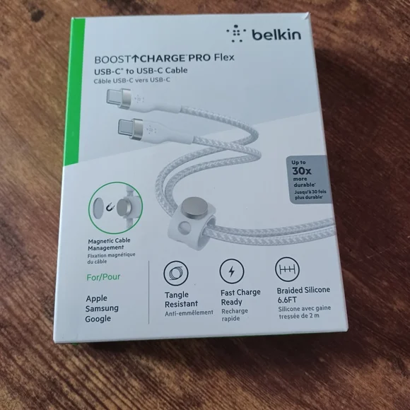 Belkin boost charge pro flex USB-C to USB-C cable