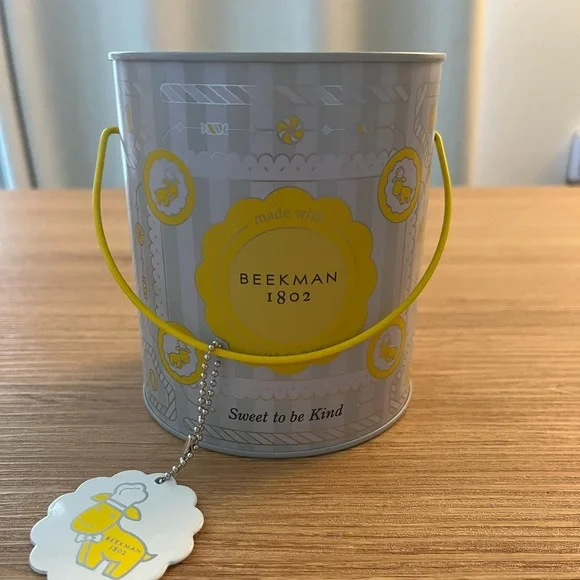 Beekman 1802 Collectible Goat Can Tin Holiday Pail Sweet To Be Kind