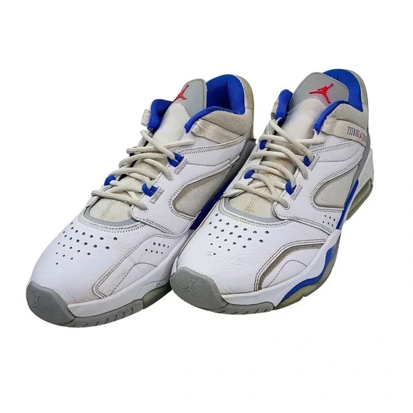 Jordan Point Lane White True Blue Mens Basketball Shoes CZ4166-101 Size 11