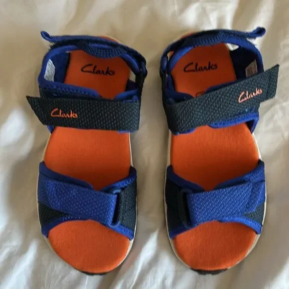 Clarks Expo Sea Navy Combination Toddlers Sandal, NWT, size 11.5 M