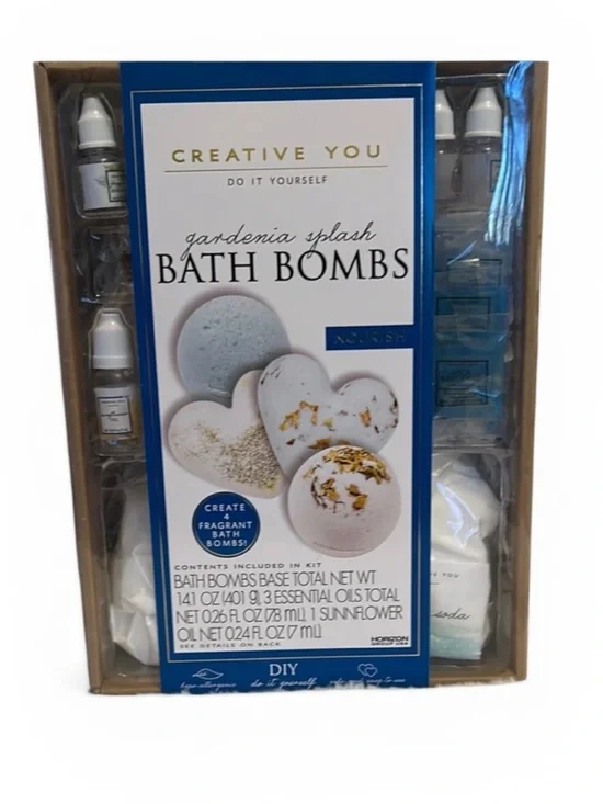 Horizon DIY Bath Bombs Kit Craft Gardenia Splash - Nourish - Home Art