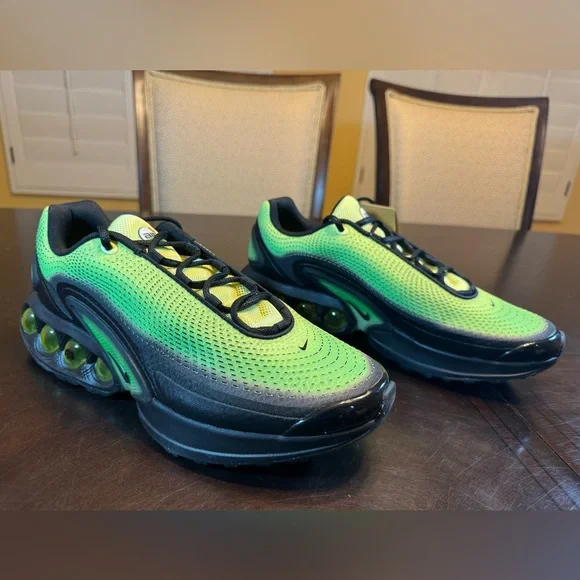 New Nike Air Max DN Green Black Sneaker Shoes