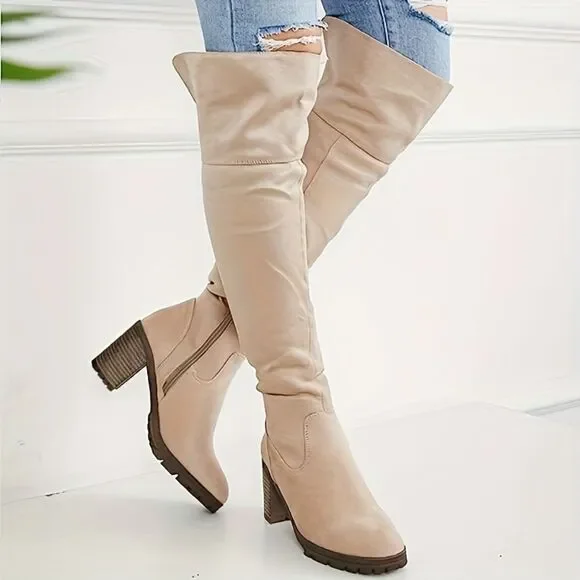(74-4293) ZBY Women's Over The Knee Boot Sz 10