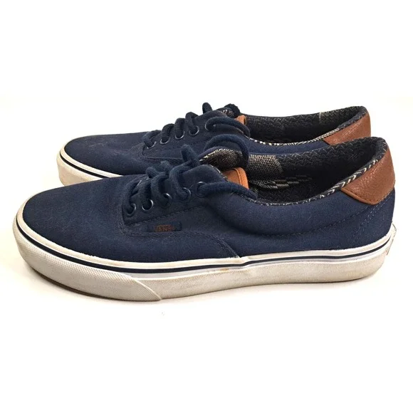 Vans C&L Era 59 Dress Blues Sneaker Shoe Men 7 Women 8.5‎ Skate Casual Navy Blue