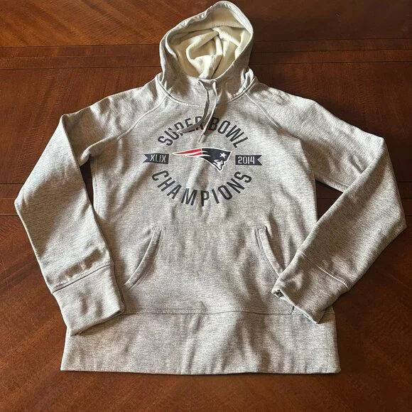 Nike New England Patriots Superbowl Champions Sweatshirt Youth Large Hoodie 2014