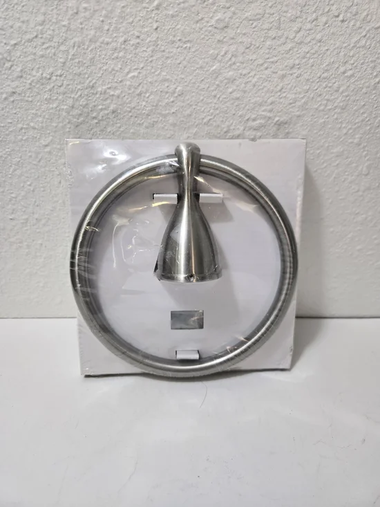 Brushed Nickel Towel Ring