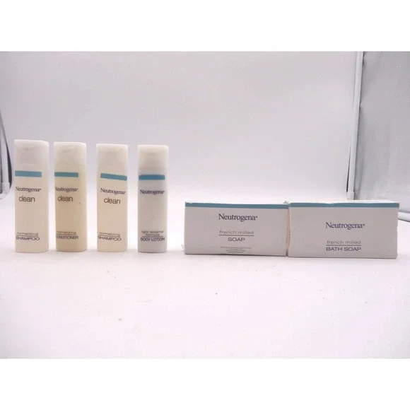 Neutrogena Clean Normalizing‎ Shampoo Conditioner French Milled Bath Soap Boxed