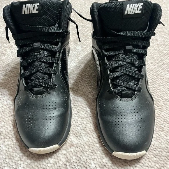 NIKE Swoosh Leather High Top Sneakers