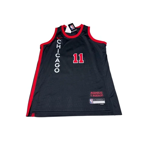 NWT Nike Chicago Bulls DeMar DeRozan City Edition Jersey Youth Mens XL Black 11