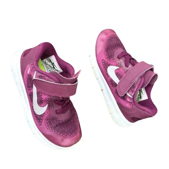 Nike Free RN 2017 Toddler Sneakers Size 9‎ Burgundy