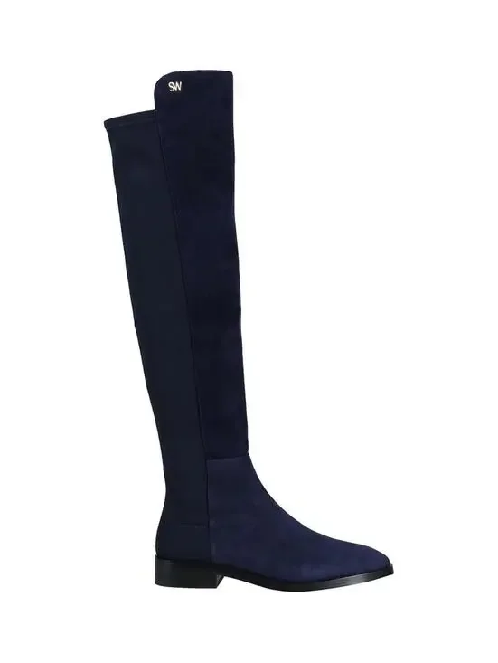 Stuart Weitzman Keelan Over-The-Knee OTK Boots NICE BLUE Size 6.5