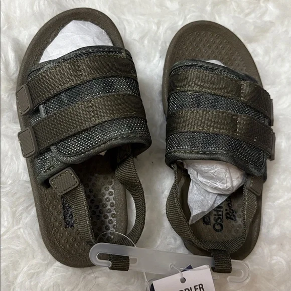 NWT Osh Kosh B’Gosh Oliver-B Green Sandals Toddler Size 8
