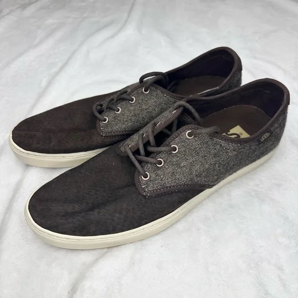 Vans Ultra OTW Collection‎ Suede/Nubuck Canvas Brown Lace Up 500664 Men's 11.5