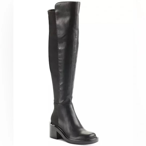 DKNY Dina Black Over-the-Knee Boots Sz 8 BNWB