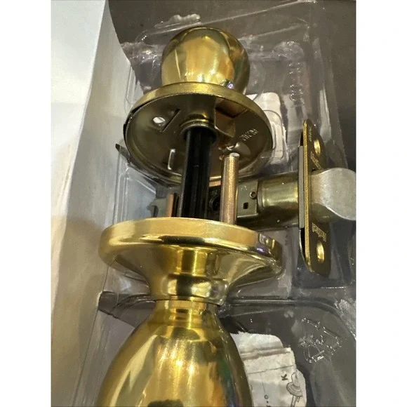 Kwikset Bed And‎ Bath Polished Brass 300t 3 Cp V1