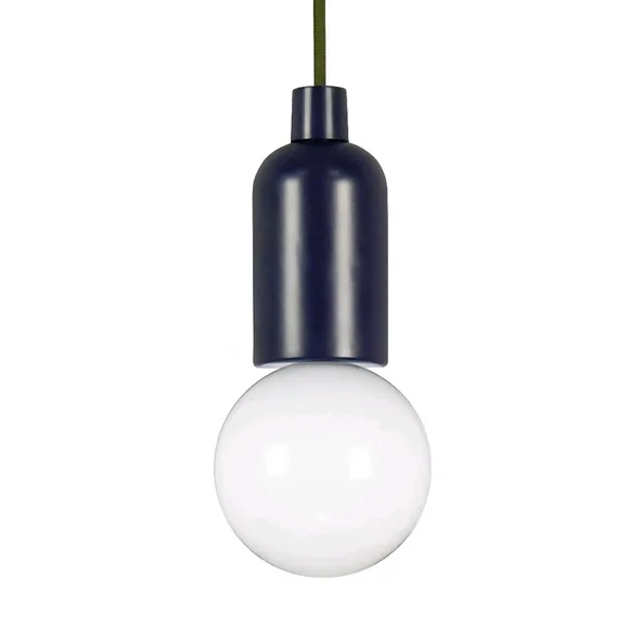Room Essentials LED Pendant‎ Ceiling Light Set Of 3 Navy Green White