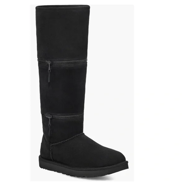 UGG Classic Ultra Convertible Tall Boots in Black, Size EU37 US6 New in Box