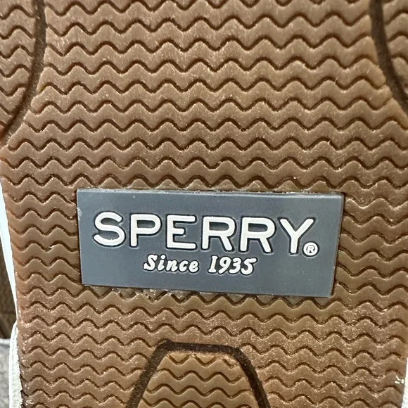 Men’s SPERRY Halyard Retro Lace Up Gray Sneakers Size 10.