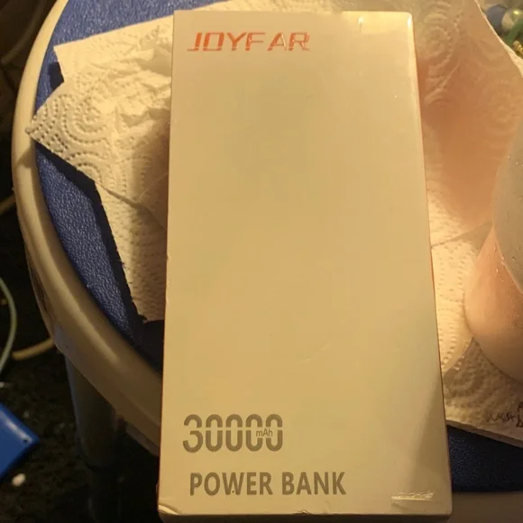 Joyfar Black Power Bank Power Charger 30000mAh
