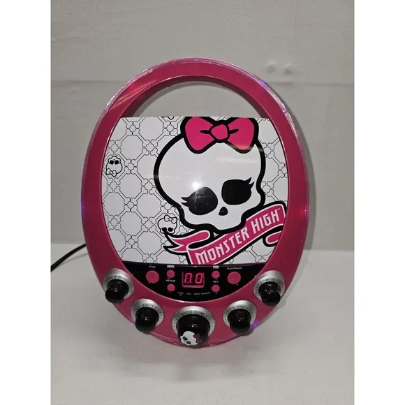 Monster High Disco party CD Player & Karaoke Machine  