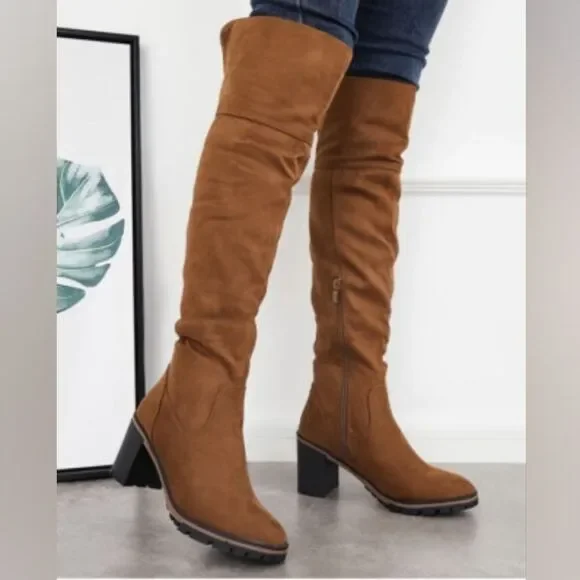 (74-4294) ZBY Women's Over The Knee Boot Sz 9.5