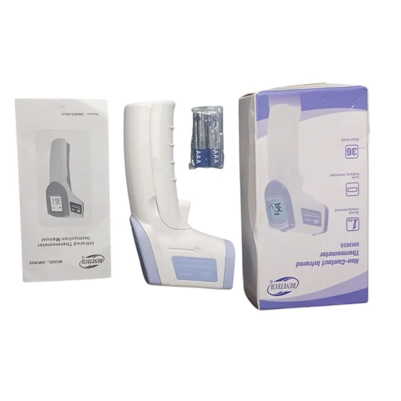 Non-Contact Infrared Thermometer - White and Blue