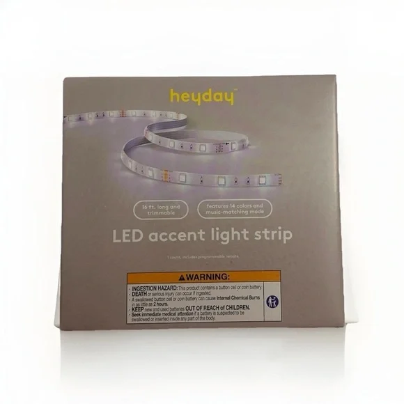 heyday Led Accent Color Changing Light Strip with IR Controller 
