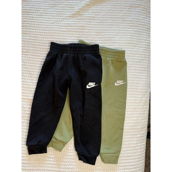 Lot of 2 Nike Jogger Sweatpants Kids Size 3T Futura Logo Activewear Pants