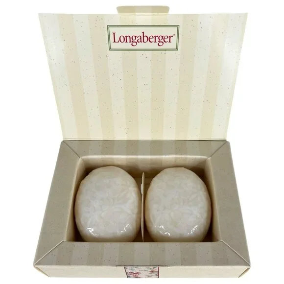 Longaberger 2001 Vintage Mothers Day Blossom Soap Set Floral Design Original Box