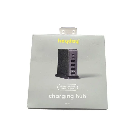 Z3O USB Charging Hub - Heyday 6-Port Charging Hub Vertical‎ 2C + 4A - Black OB