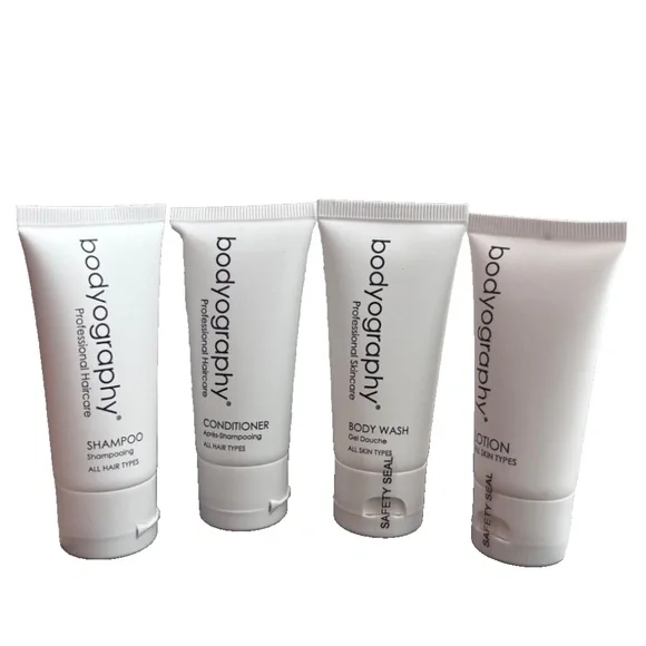 COPY - Bodyography Travel Size VEGAN Shampoo/Conditioner/Body Lotion & Wash