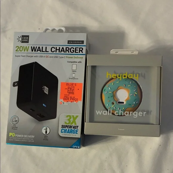heyday Blue Donut Wall Charger