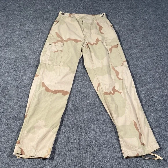 Vintage 90s Desert Combat Trousers DCU Camo Pants Mens Size Small (29x31)