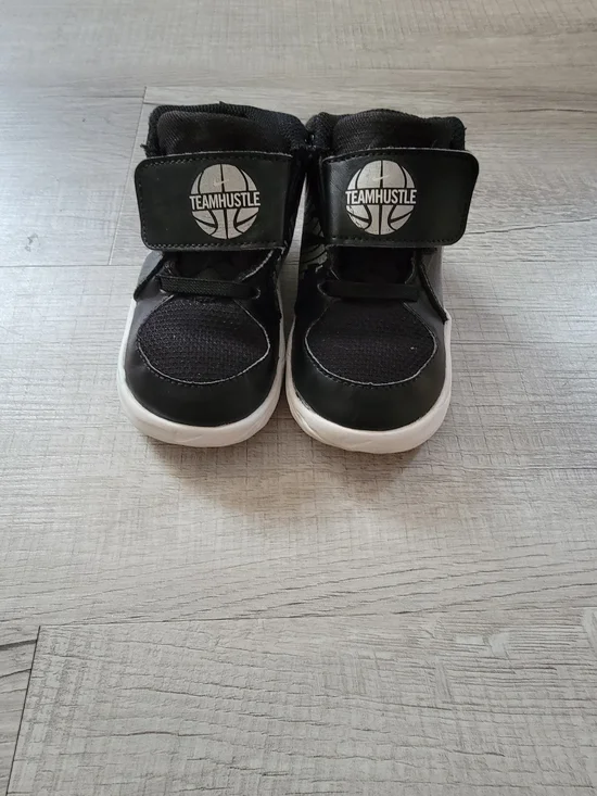 Nike Kids Black and White High-Top Sneakers