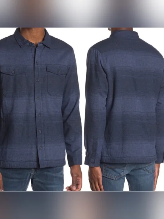 Travis Mathews Towner Regular Fit Cotton Blend Shirt Jacket Shacket Sz 2XL