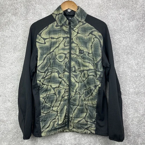 Helly Hansen LIFALOFT‎ Hybrid Insulator Jacket Camo Large Quilted Puffer 65605