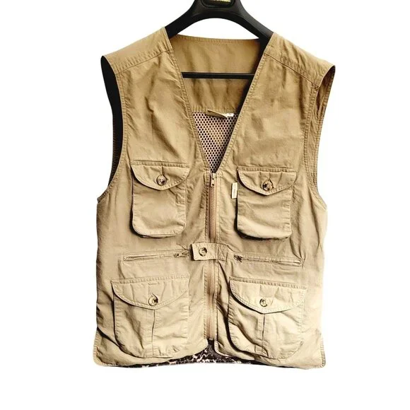TAG Vent Back Khaki Livingstone Vest‎ for Men - Size Medium