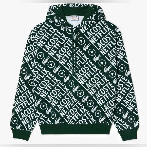 Men’s Lacoste x Netflix Loose Fit Organic Cotton Sweatshirt