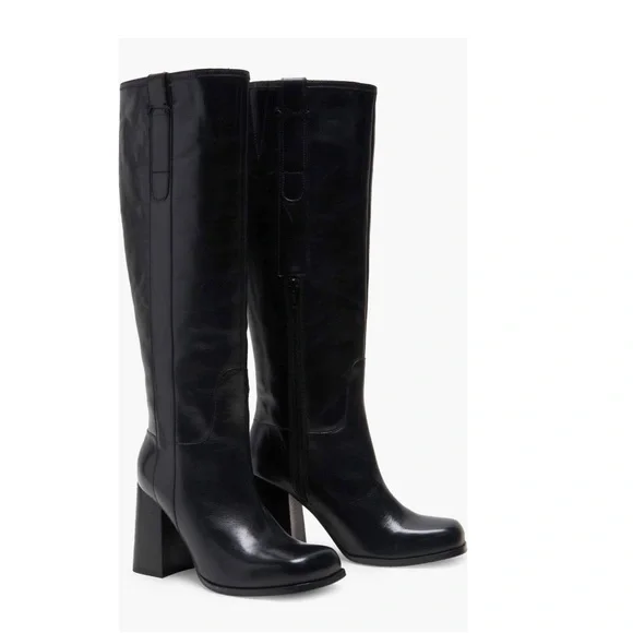 Free People *Revolve Naomi Tall Boots in Black, Size 6.5 New w/o Box